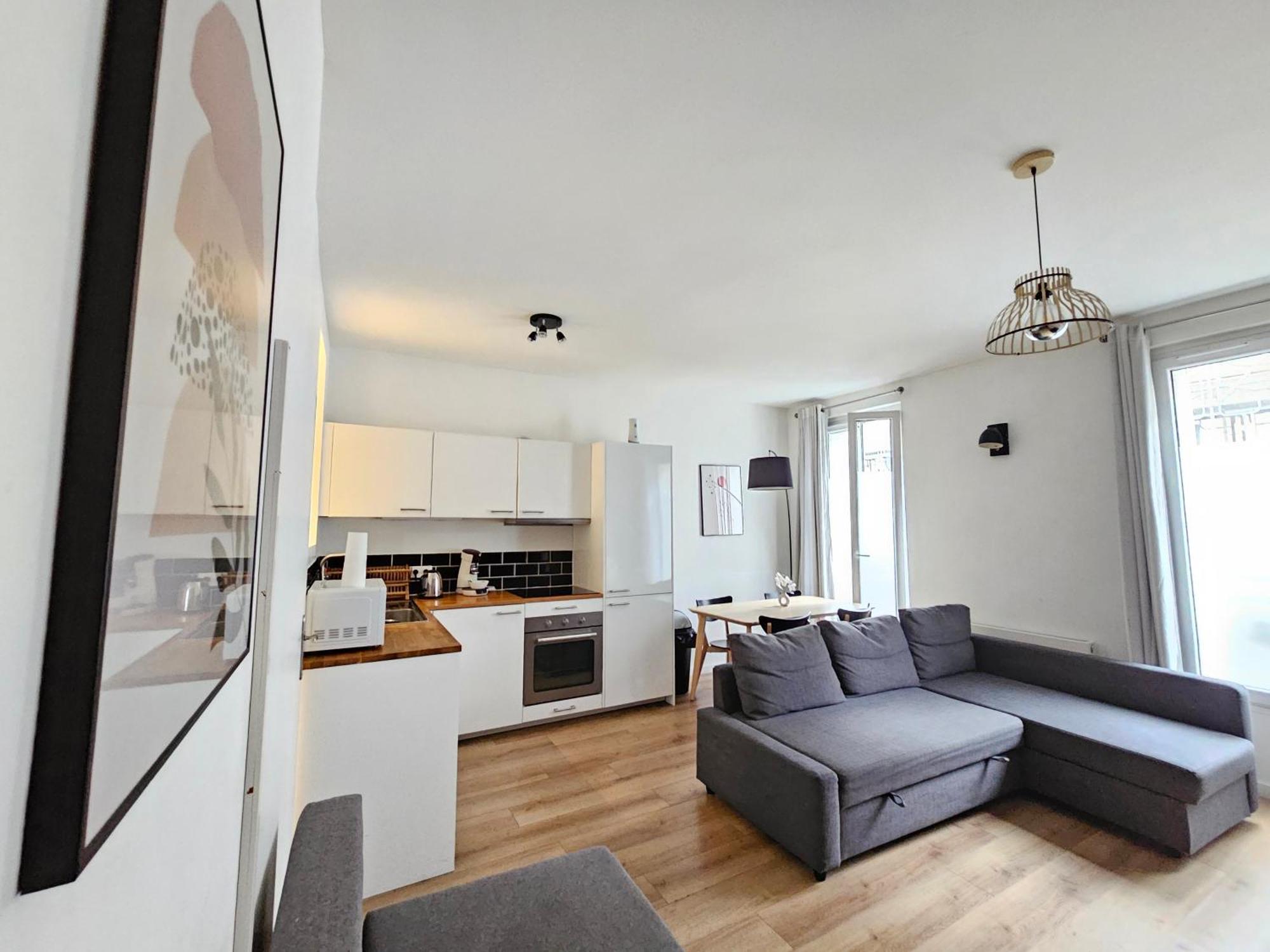 *Appartement Moderne/2 Minutes Du Metro* 생투앙 외부 사진