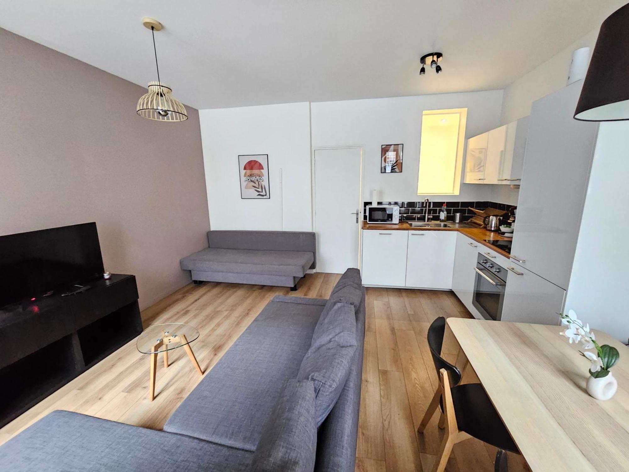 *Appartement Moderne/2 Minutes Du Metro* 생투앙 외부 사진